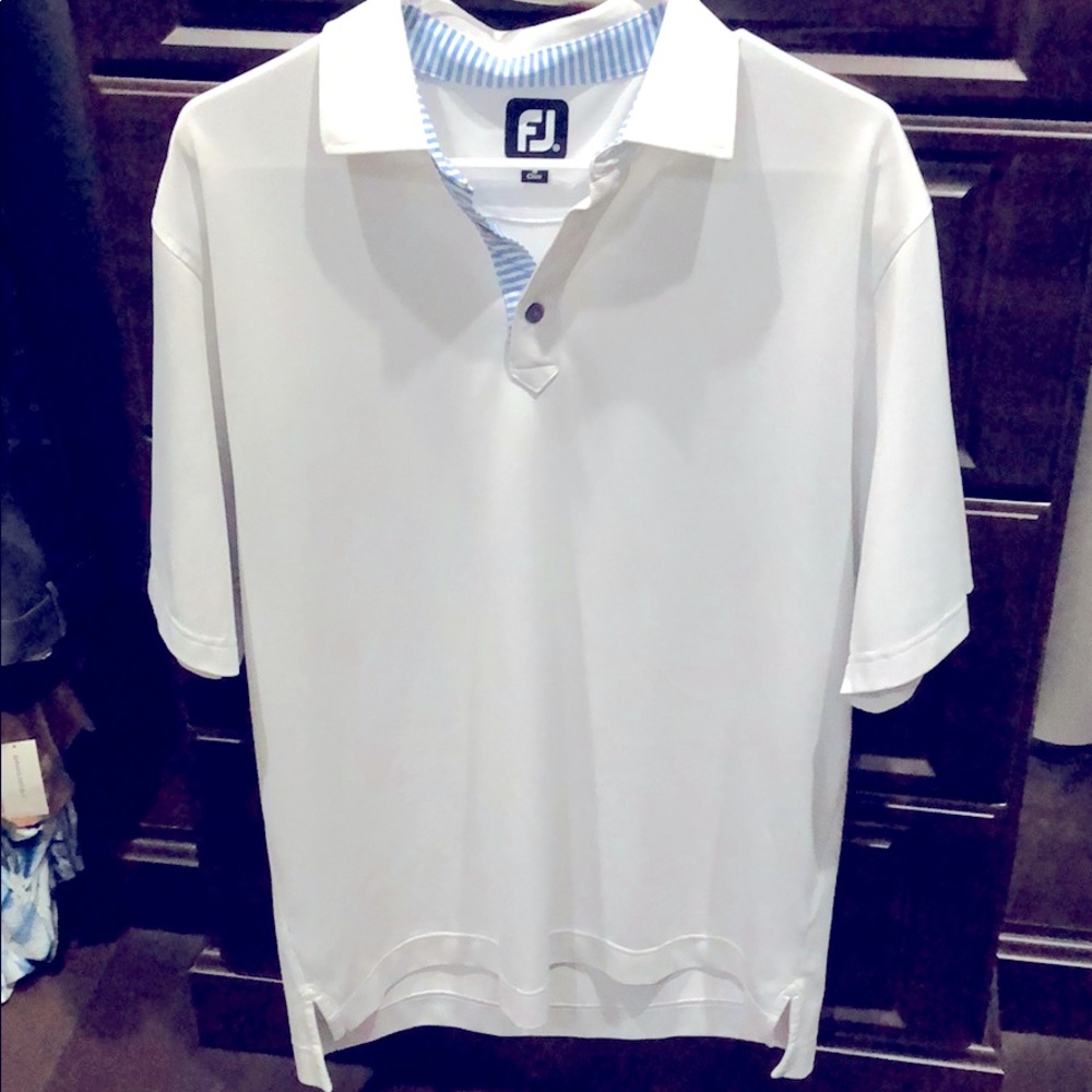 Set of 2 Men’s FootJoy Solid Lisle Golf Shirt